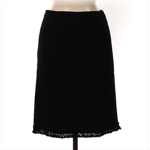 MOSCHINO Cheap And Chic Black Pencil Skirt Size 6 - Picture 2 of 3